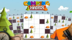 Camping Master: Tents & Trees Logic Puzzle